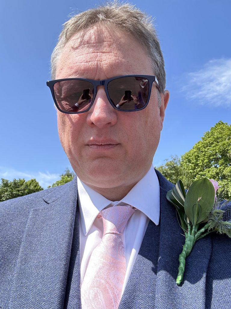 A picture of Trev looking confused and in a suit.
 
These two facts are almost certainly connected.
